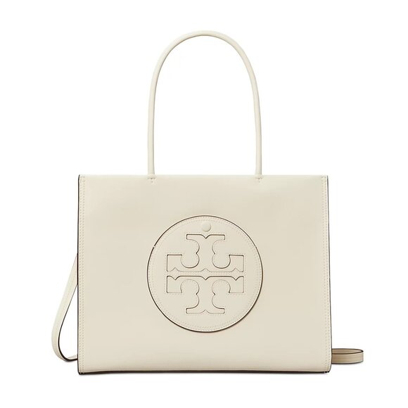 Tory Burch Small Ella Bio Tote – Warm White - Picture 1 of 9